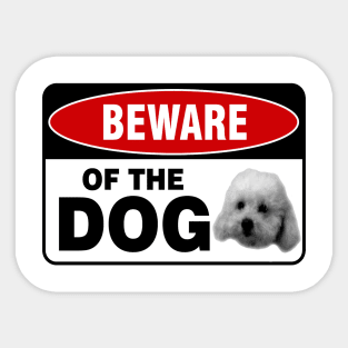 Beware of the dog Sticker